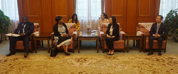 林怡副会长会见代表团