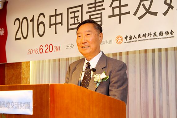 中韩友协副会长、代表团团长王运泽在欢迎晚宴上致辞