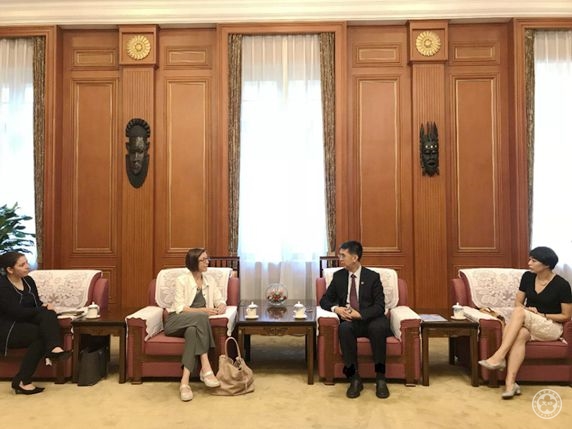 吕宏伟副主任会见德国使馆新任文化参赞蒋玲