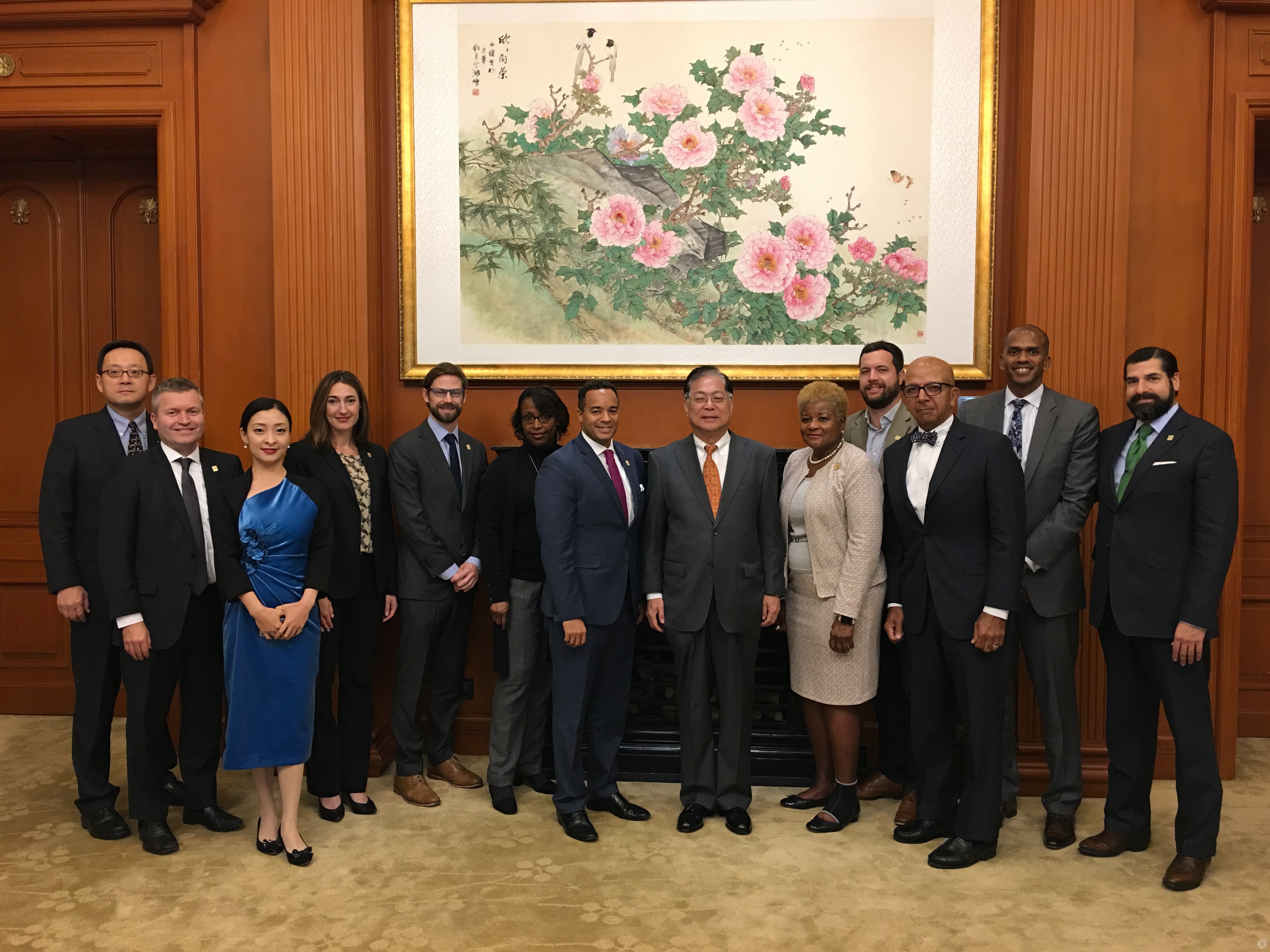 谢元副会长会见美国华盛顿市副市长凯纳