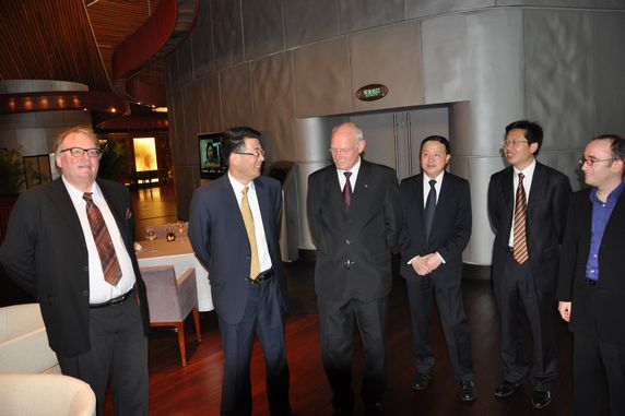 Vice President Jing Dunquan with German Representatives